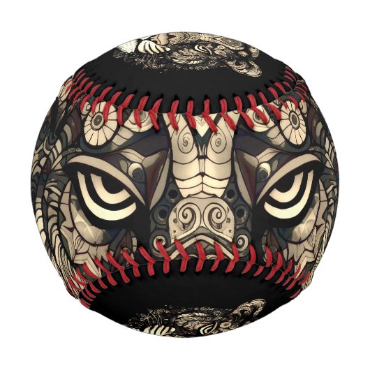 Balle De Baseball Tigre d'or (Devant)