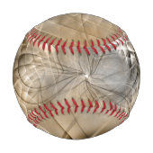 Balle De Baseball Tons Terre Abstrait Art fractal moderne Texture (Devant)