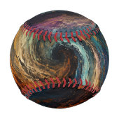 Balle De Baseball Tourbillon Infini | Abstrait (Devant)