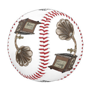 Balle De Baseball Tourne-disque dessin animé