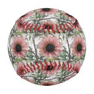 Balle De Baseball Tournesol rose pâle