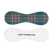 Balle De Baseball Tournoi de baseball Tartan Plaid NOM ANNÉE (Panneaux)