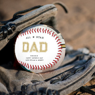 Balle De Baseball Tout le papa étoilé Bonne photo de Fête des père