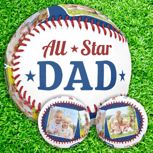 Balle De Baseball Toute Star DAD Happy Fête des pères Custom 2 Photo
