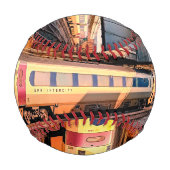 Balle De Baseball Train beige et marron (Dos)