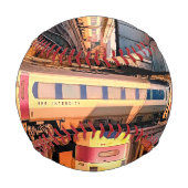 Balle De Baseball Train beige et marron (Devant)