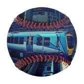 Balle De Baseball Train bleu clair (Dos)