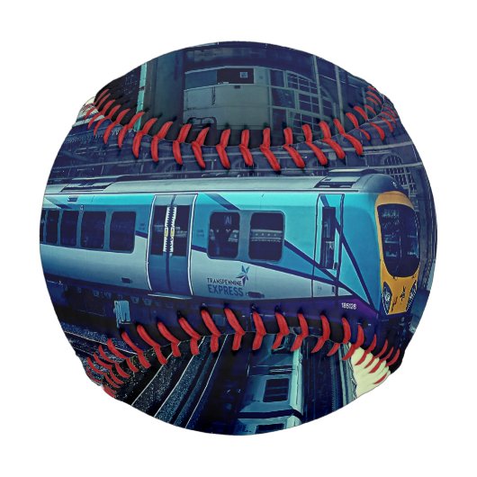 Balle De Baseball Train bleu clair (Dos)