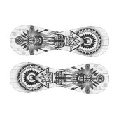 Balle De Baseball Tribal autochtone Abstrait (Panneaux)