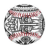 Balle De Baseball Tribal autochtone Abstrait (Dos)