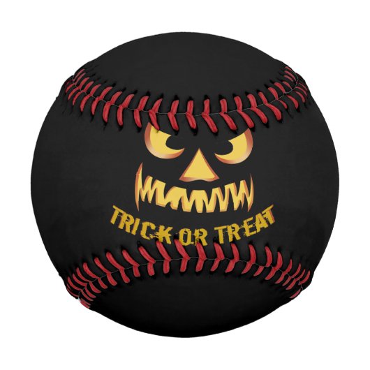 Balle De Baseball Trick ou Treat (Dos)
