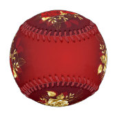 Balle De Baseball Trois Roses de bijoux (Devant)