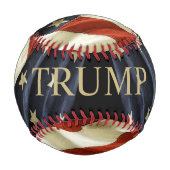 BALLE DE BASEBALL TRUMP (Dos)
