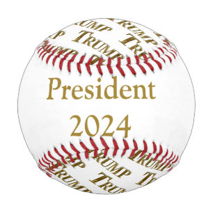 BALLE DE BASEBALL TRUMP 2024