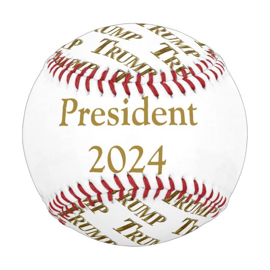 BALLE DE BASEBALL TRUMP 2024 (Devant)