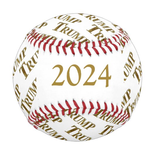 BALLE DE BASEBALL TRUMP 2024 (Devant)