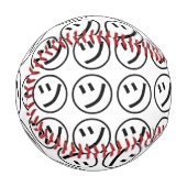 Balle De Baseball ㋡ Tsu Kana Katakana Smiling Emoji / Emoticon (Devant Gauche)