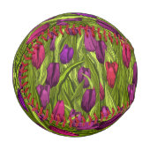 Balle De Baseball Tulipes (Devant Gauche)