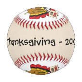 Balle De Baseball Turquie d'action de grâces personnalisable (Devant)