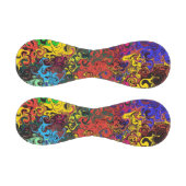 Balle De Baseball Twirlers colorés Abstraits / (Panneaux)