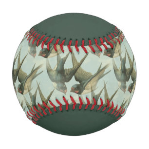 Balle De Baseball Two Vintage Swallows