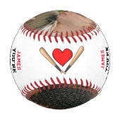 Balle De Baseball Un ami Photo Baseball (Dos)