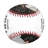 Balle De Baseball Un ami, tu es une photo frappée (Dos)