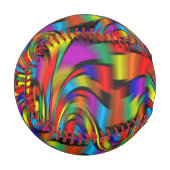 Balle De Baseball Un baseball d'intégration coloré (Devant Gauche)