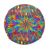 Balle De Baseball Un Baseball Floral Tie Dye (Dos)
