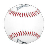 Balle De Baseball Un Monogramme Faux-"Diamond" (Dos)