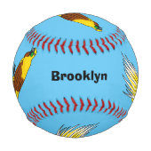 Balle De Baseball Un petit oiseau de paradis (Devant)