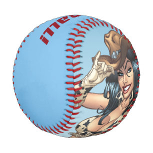 Balle De Baseball Une jeune fille qui fait tomber son garçon Casque