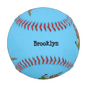 Balle De Baseball Une jolie illustration de kangourou australien (Devant)