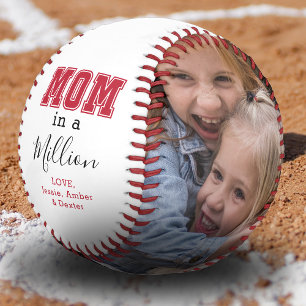 Balle De Baseball Une maman personnalisée en un million de photos