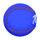 Balle De Baseball uni bleu (Devant Gauche)