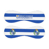 Balle De Baseball Uruguay Drapeau et armoiries patriotique (Panneaux)