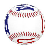 Balle De Baseball USA Custom Name Baseball (Dos)