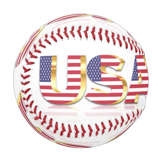 Balle De Baseball USA Flag Baseball (Devant Gauche)