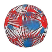 Balle De Baseball USA Rouge blanc et bleu (Dos)