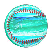 Balle De Baseball vagues de maui bleu/vert Thunder_Cove (Devant Gauche)