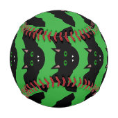 Balle De Baseball Vampire Chat Face Bat Halloween Baseball (Dos)