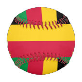 Balle De Baseball Vanuatu Drapeau et blason Patriotique (Dos)