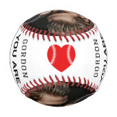 Balle De Baseball Ventilateur De Baseball 2 Photos Collage Cadeau (Dos)