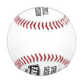 Balle De Baseball Ventilateur d'équipe personnalisé (Dos)