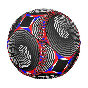 Balle De Baseball Vérificateur numérique Yin Yang par Kenneth Yoncic