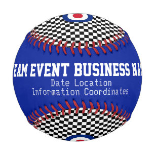 Balle De Baseball Vérificateurs Motifs Roundel Cible Mod Personnalis