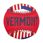 Balle De Baseball Vermont (Dos)