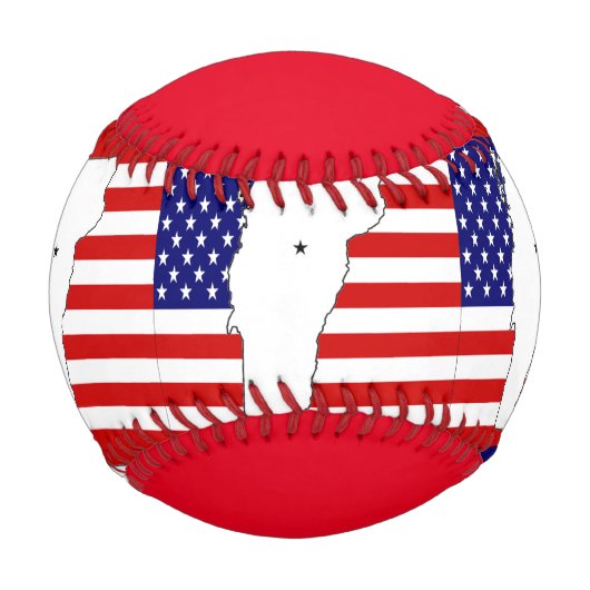 Balle De Baseball Vermont (Devant)