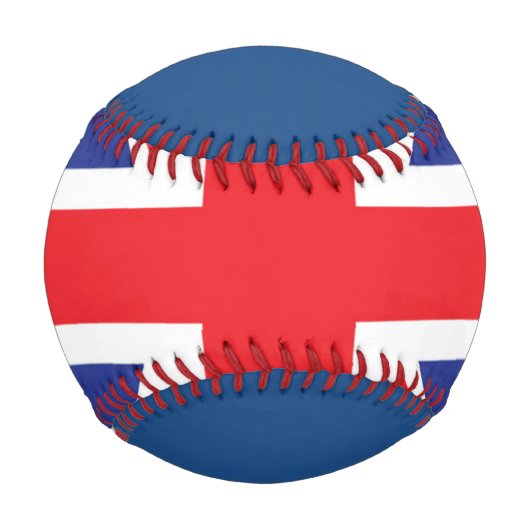 Balle De Baseball Version illustrée du drapeau britannique (Devant)