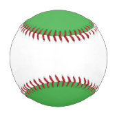 Balle De Baseball Vert pâle sur le baseball vert (Dos)
